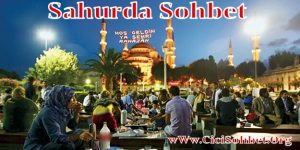 Sahurda Sohbet